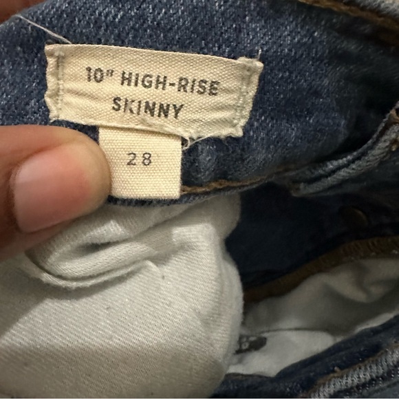 Madewell 10” high rise skinny jeans size 29 - Picture 6 of 11